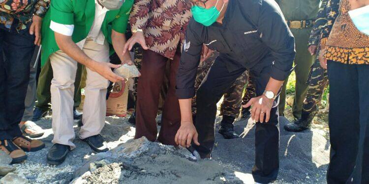 Menteri Desa PDTT RI (Gus Halim) Hadiri Peletakan Batu Pertama Gedung GP. Ansor Lamongan