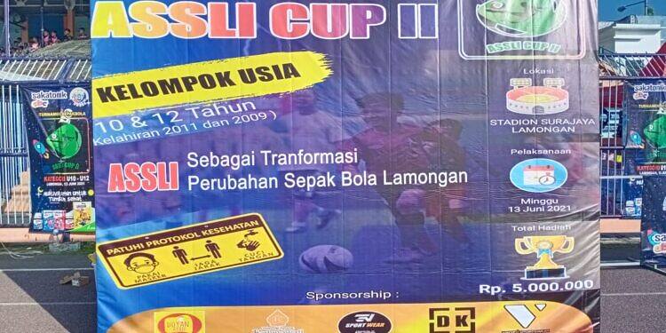 Lamongan Siap Cetak Generasi Sepak Bola. Turnament ASSLI CUP II Kategori Usia 10 dan 12