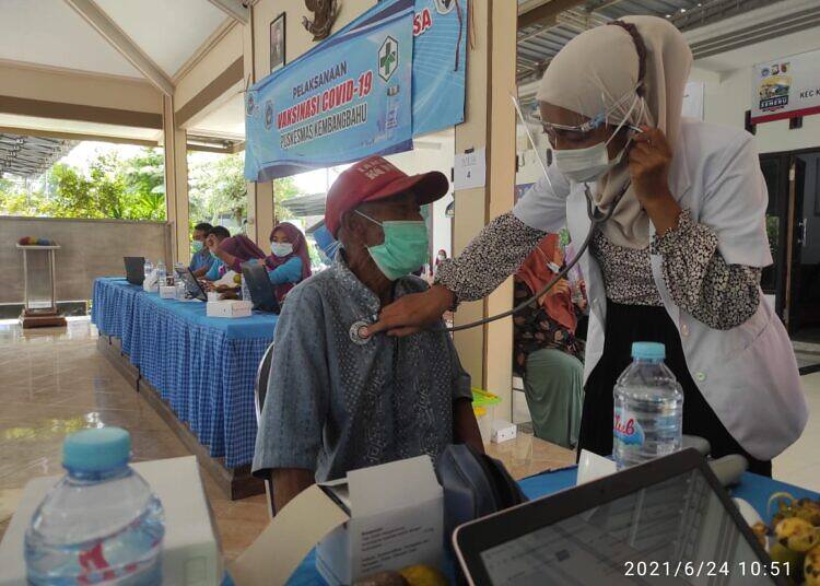 Vaksin Covid-19 Diikuti Antusias Oleh Warga Dumpiagung Kecamatan Kembangbahu