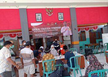 Polsek Lamongan Kota Gelar Vaksin Dengan Sebutan Gerai Presisi