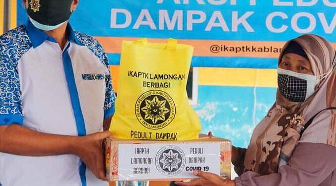 Bakti Sosial, IKAPTK Salurkan Bantuan Bagi Petugas Pemulasaran Jenazah Covid-19