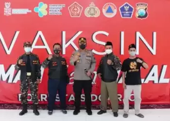 Polresta Sidoarjo Gelar Suntik Vaksin Covid-19 Dosis Kedua untuk Anggota Banser