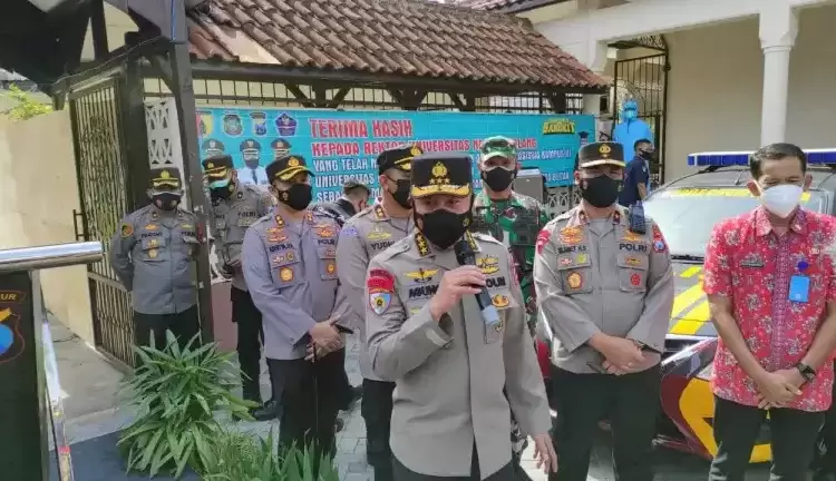 Irwasum Polri Support Satgas Covid 19 Kota Blitar Dalam Penanganan Covid-19 di Kota Blitar