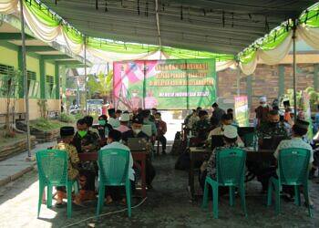 Kodim 0812/Lamongan Gelar Vaksinasi Dosis II Untuk Santri Dan Pelajar Pondok Pesantren (Ponpes)