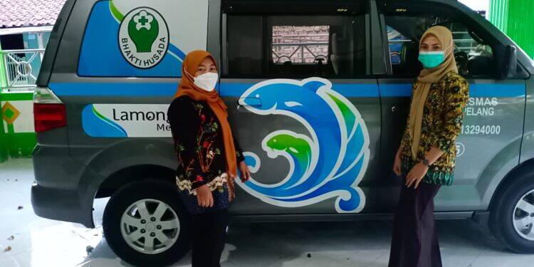 Lamongan Megilan, Logo City Branding Diaplikasikan Perdana Di Mobil Sehat