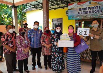 Kampanye Gemarikan (Gerakan Memasyarakatkan Makan Ikan) di Balai Desa Kedungkumpul, Sukorame