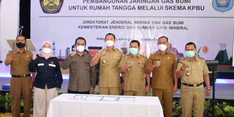 Bupati Lamongan Buka Agenda Konsultasi Publik Jaringan Gas Bumi untuk Rumah Tangga