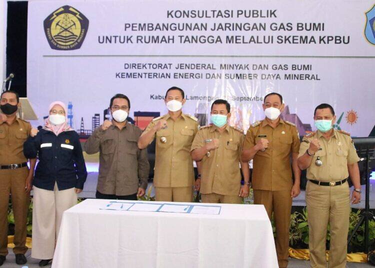 Bupati Lamongan Buka Agenda Konsultasi Publik Jaringan Gas Bumi untuk Rumah Tangga