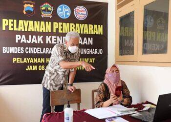 Di Grobogan Bayar Pajak Kendaraan Bisa Ngutang, Ganjar ; Sangat Menarik, Inspiratif