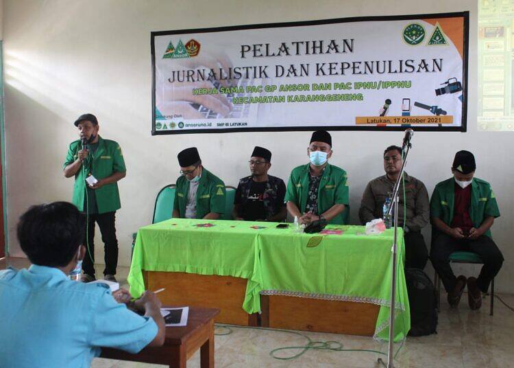Kembangkan Bakat, PAC GP Ansor dan PAC IPNU-IPPNU Karanggeneng Adakan Pelatihan Jurnalistik dan Kepenulisan