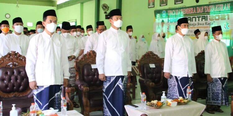 HSN 2021, Santri Lamongan Siap Siaga Jiwa Raga Kendalikan Covid-19