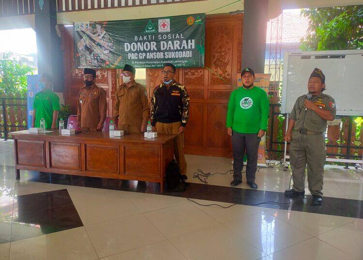 Momentum Hari Santri Nasional, Sumpah Pemuda dan Maulid Nabi Muhammad SAW Wujudkan Kepekaan Sosial Pemuda Ansor dengan Berdonor Darah