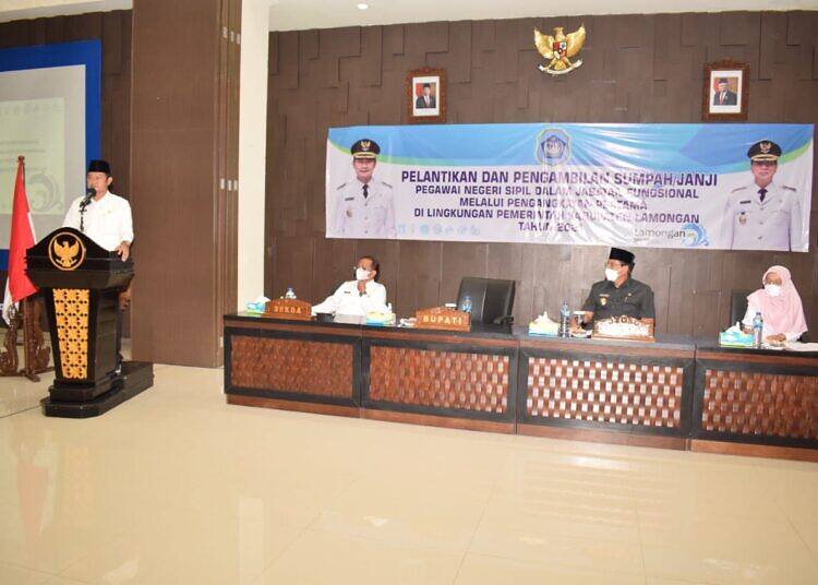 Sebanyak 185 Pejabat Fungsional Dilantik Menuju ASN “Berakhlak” dan “Bangga Melayani Bangsa”