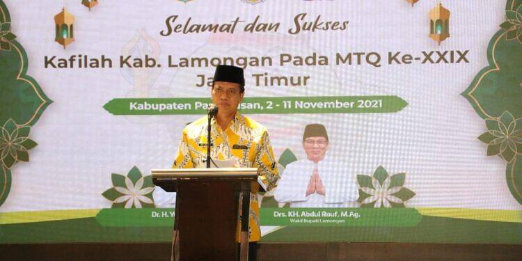 Targetkan Juara Umum, Lamongan Berangkatkan 55 Kafilah MTQ