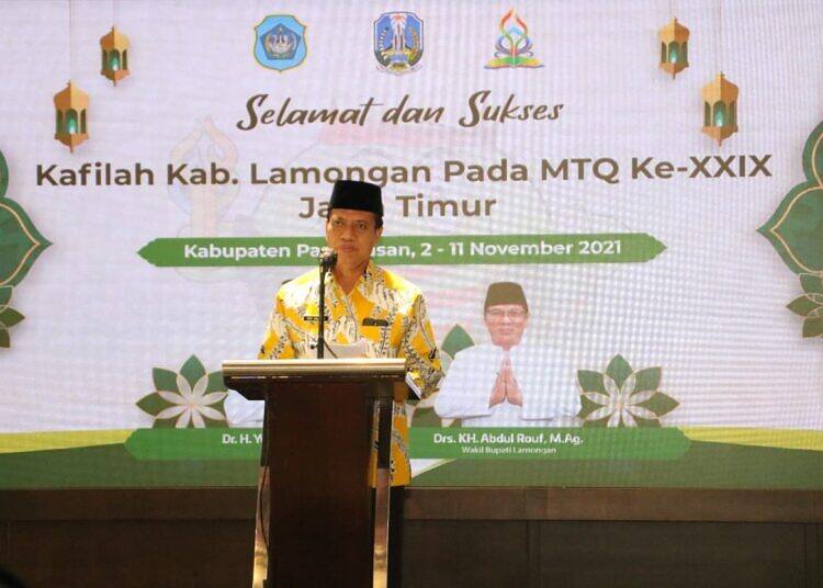 Targetkan Juara Umum, Lamongan Berangkatkan 55 Kafilah MTQ