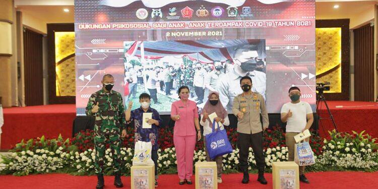 Polri Berikan Dukungan Psikososial untuk Anak Korban Covid-19 dan Penyandang Disabilitas