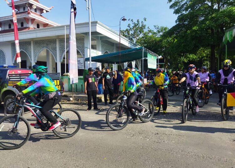 Nahdlatul Ulama Kedungwangi Gelar Gowes dan Pengobatan Gratis
