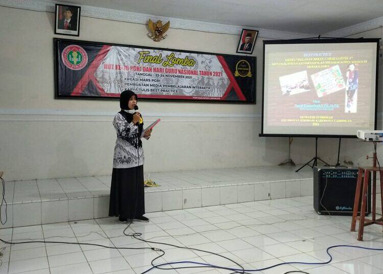 Peringatan HUT PGRI Ke 76 Kabupaten Lamongan Sambut dan Meriahkan Hari Guru Nasional 2021