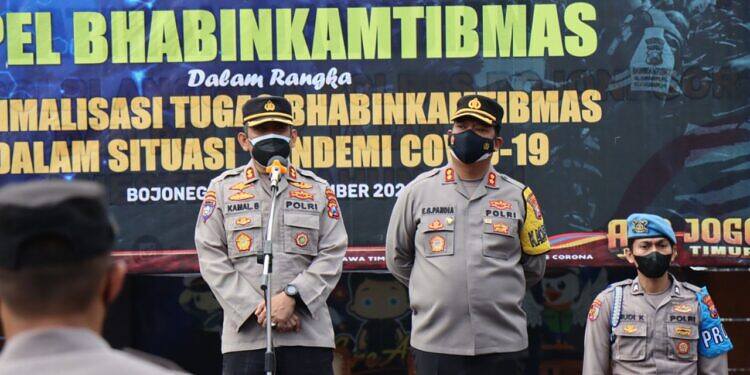 Wadir Binmas Polda Jatim Pimpin Apel Bhabinkamtibmas