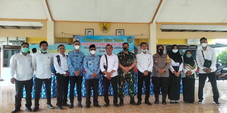Ingin Hasilkan Perangkat Desa Yang Kompeten, Desa Tukerto Kecamatan Deket Laksanakan Ujian Perangkat Secara Terbuka