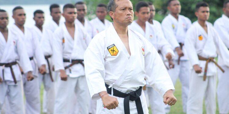 Sejumlah 1.092 Prajurit Kodam Kasuari Ujian Naik Sabuk Hitam Karate, Rekor Terbanyak.