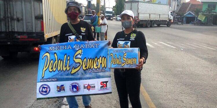 Empat Media Babat Lamongan, Kembali Galang Donasi Peduli Semeru