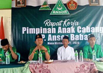 PAC GP Ansor Babat Gelar Raker Perdana di Bustanul Ulum Babat.