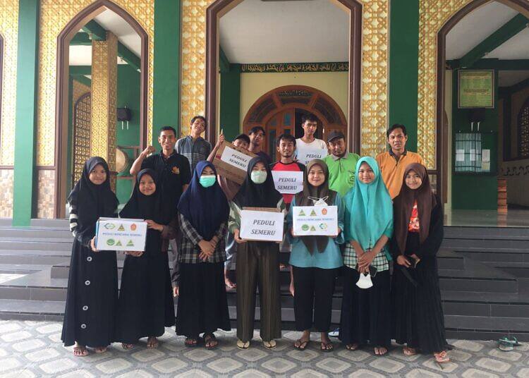 Jalan Kaki Keliling Kampung, Pemuda-pemudi NU Gempolpading Galang Donasi Peduli Korban Semeru