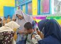 Vaksinasi Covid-19 Bagi Anak-anak Usia 12 di desa Kesambi, Pucuk.