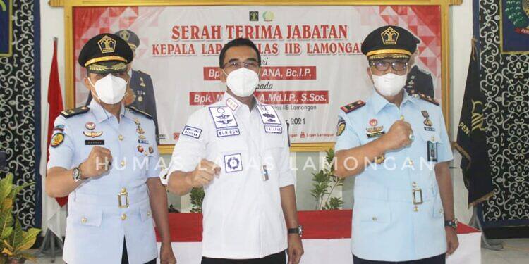Lanjutkan Estafet, Lapas Lamongan Lakukan Sertijab Kalapas
