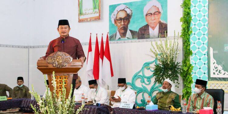 Bupati Lamongan Hadiri Musker 1 PCNU Babat, Ini Pesan Baliau.