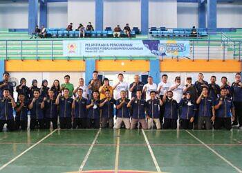 Pelantikan Pengurus Perbasi Lamongan, Bupati Berharap Tidak Hanya Sepak Bola Saja yang Dikenal