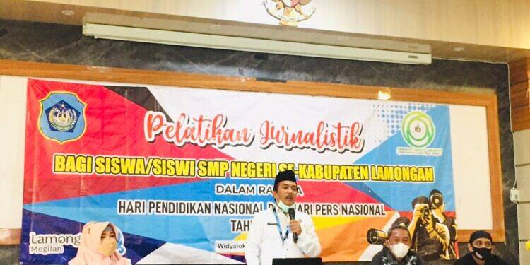 Memperingati HPN 2022, Siswa Siswi SMP Lamongan Antusias Ikuti Pelatihan Jurnalistik Bersama KJL
