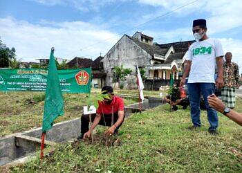 Peringati Harlah NU ke 99, Ansor Banser Sugio Peduli Lingkungan