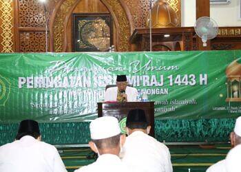 Dandim 0812 Lamongan Hadiri Peringatan Isra Mi’raj Nabi Muhammad SAW