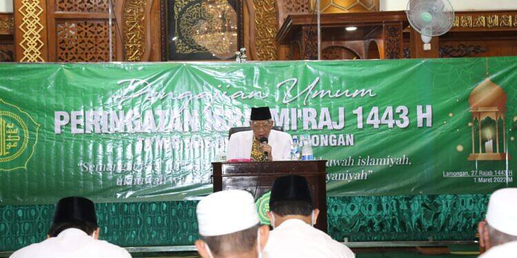 Dandim 0812 Lamongan Hadiri Peringatan Isra Mi’raj Nabi Muhammad SAW