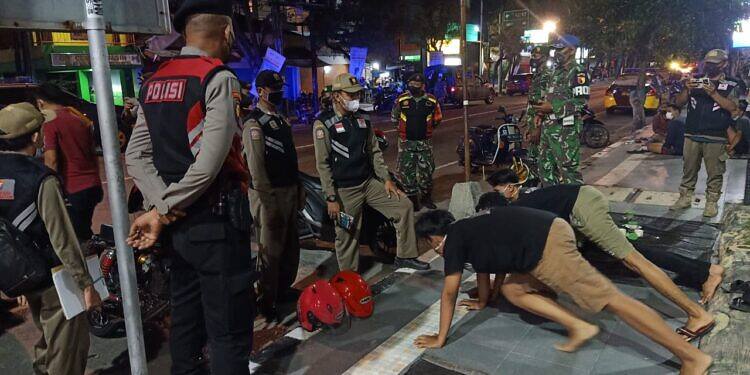 Operasi Yustisi, Aparat Gabungan Tindak Tegas Pelanggar Prokes dalam pemberlakuan PPKM Level 1