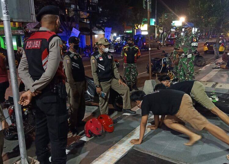 Operasi Yustisi, Aparat Gabungan Tindak Tegas Pelanggar Prokes dalam pemberlakuan PPKM Level 1