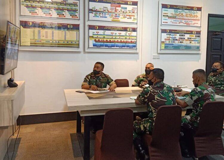 Kasrem 081/DSJ Ikuti Rakor Kesiapan Liga Santri Bersama Aster Kasad