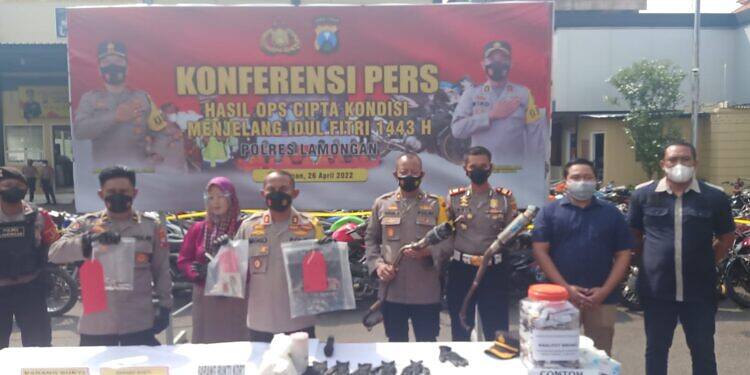 Ops Cipta Kondisi 2022 Jelang Idul Fitri, Polres Lamongan Berhasil Wujudkan Wilayah Kondusif, Aman dan Nyaman