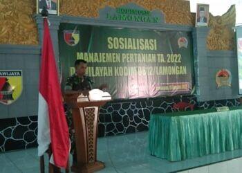 Maksimalkan Peran Babinsa, Kodim 0812/Lamongan Gelar Sosialisasi Manajemen Pertanian