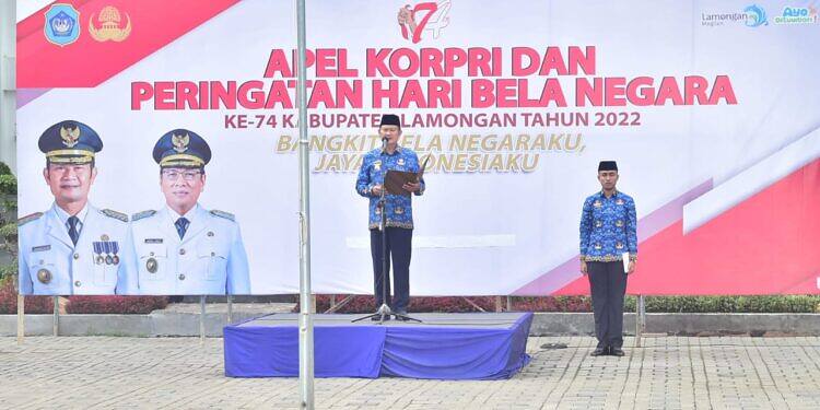 Peringatan Hari Bela Negara Kabupaten Lamongan Tahun 2022