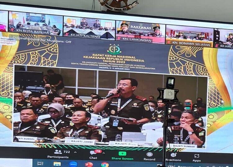 Kejaksaan Negeri Lamongan Sukseskan Gelaran Rakernas Kejaksaan RI Tahun 2023