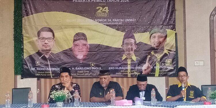 Lolos Jadi Peserta Pemilu 2024, DPD Partai Ummat Kabupaten Lamongan Adakan Tasyakuran Bersama Kader