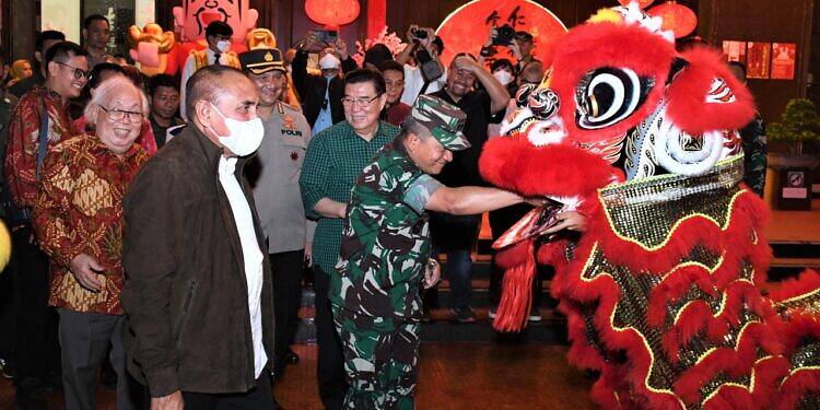 Forkopimda Sumut Gelar Patroli di Malam Imlek 2023.