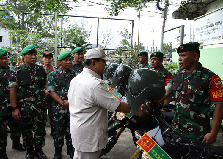 Menhan RI Prabowo : Babinsa Adalah Ujung Tombak Komando Teritorial Mewujudkan Sishankamrata.