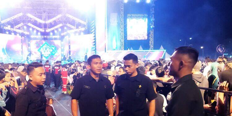 PAMSUS Bela Negara FKBN Purworejo Ikut PAM VVIP di event Road To Kilau Raya MNC Purworejo.