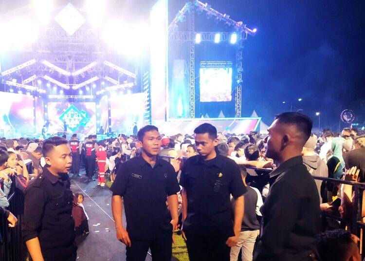 PAMSUS Bela Negara FKBN Purworejo Ikut PAM VVIP di event Road To Kilau Raya MNC Purworejo.