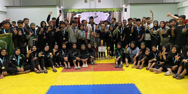 Sukses Cetak Atlit Daerah, Pagar Nusa Lamongan Raih Juara Umum Di Kejuaraan NU Cup 2 Se Jawa Timur