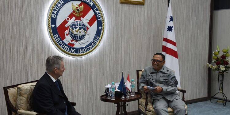 Bakamla RI Jajaki Kerja Sama dengan ESIWA EU Lakukan Kerja Sama di Bidang Aktifasi Maritime.